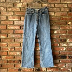 Re/done originals size 27 jeans. Boot cut.